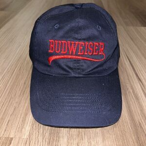 Vintage Budweiser Hat Blue‎ Adjustable Strap Cap
